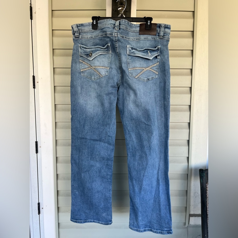 TK AXEL SLIM BOOT MENS DENIM JEANS  SIZE 39x31.25” Y2K